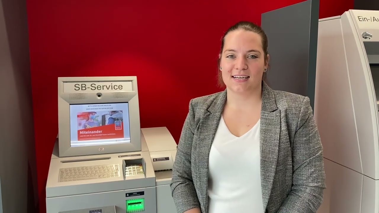 &Uuml;berweisungen am SB-Terminal einscannen