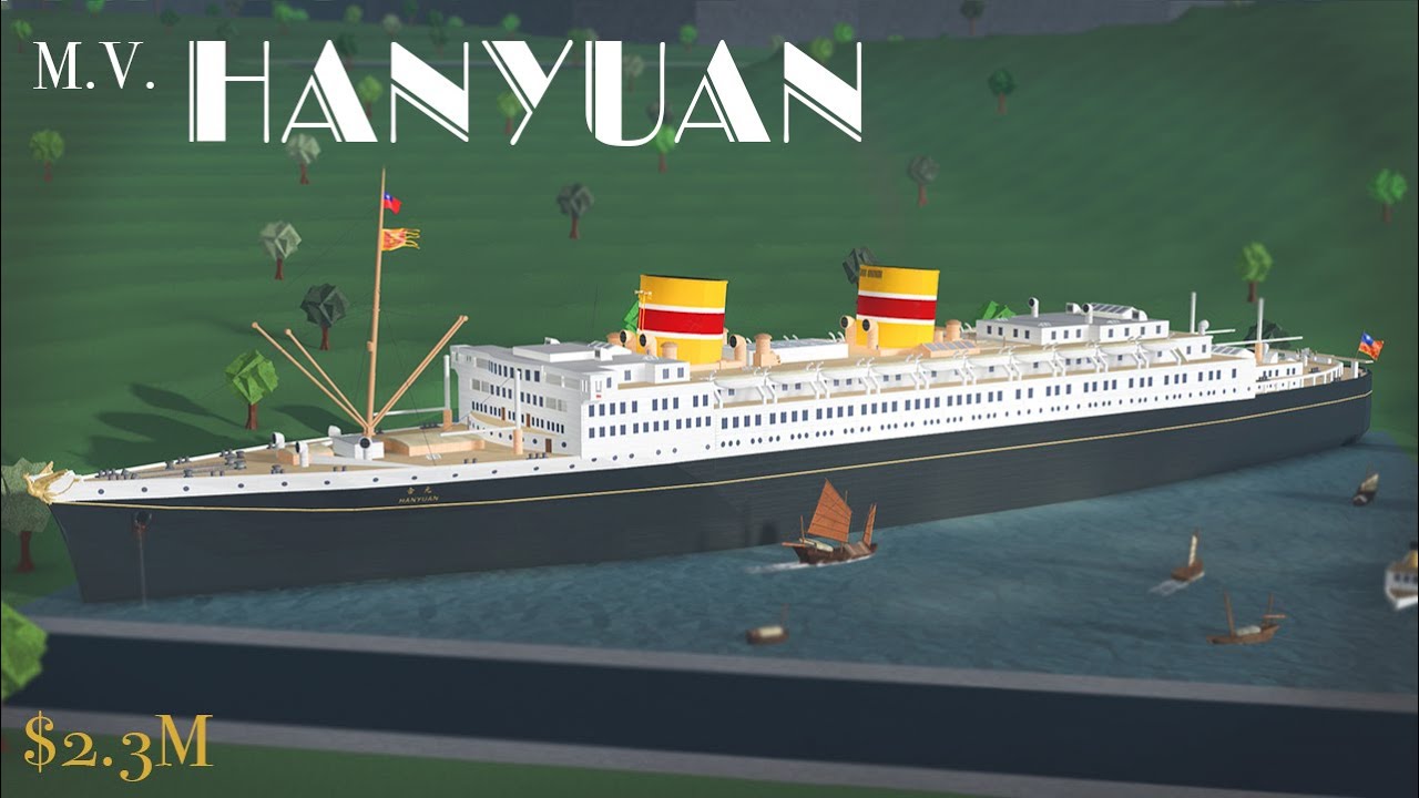 M.V.  HANYUAN | Custom Ship Tour | $2.3M | Bloxburg