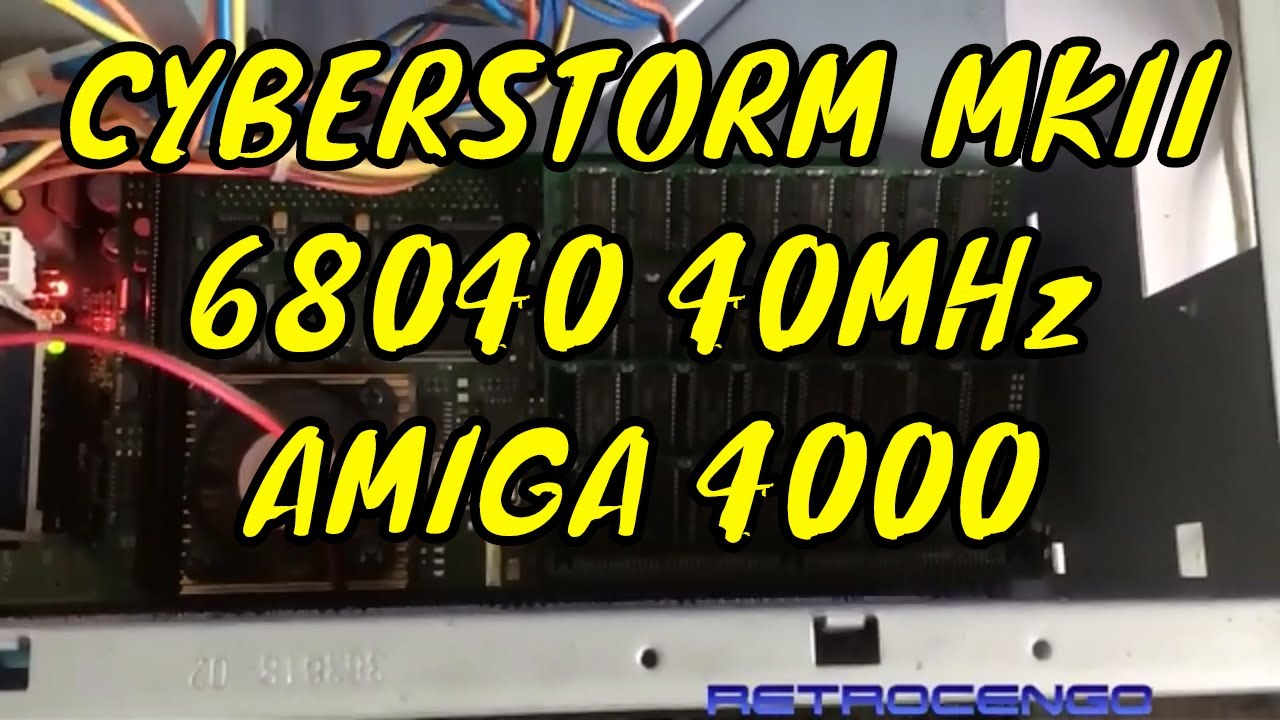 CYBERSTORM MKII 68040 40MHz on Amiga 4000 Speedtest Review