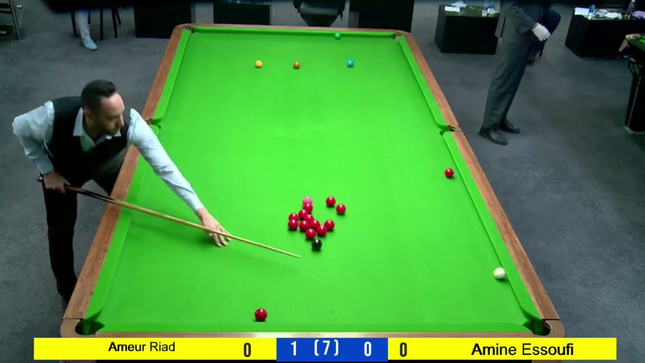 Ameur Riad Vs Amine Essoufi - Snooker