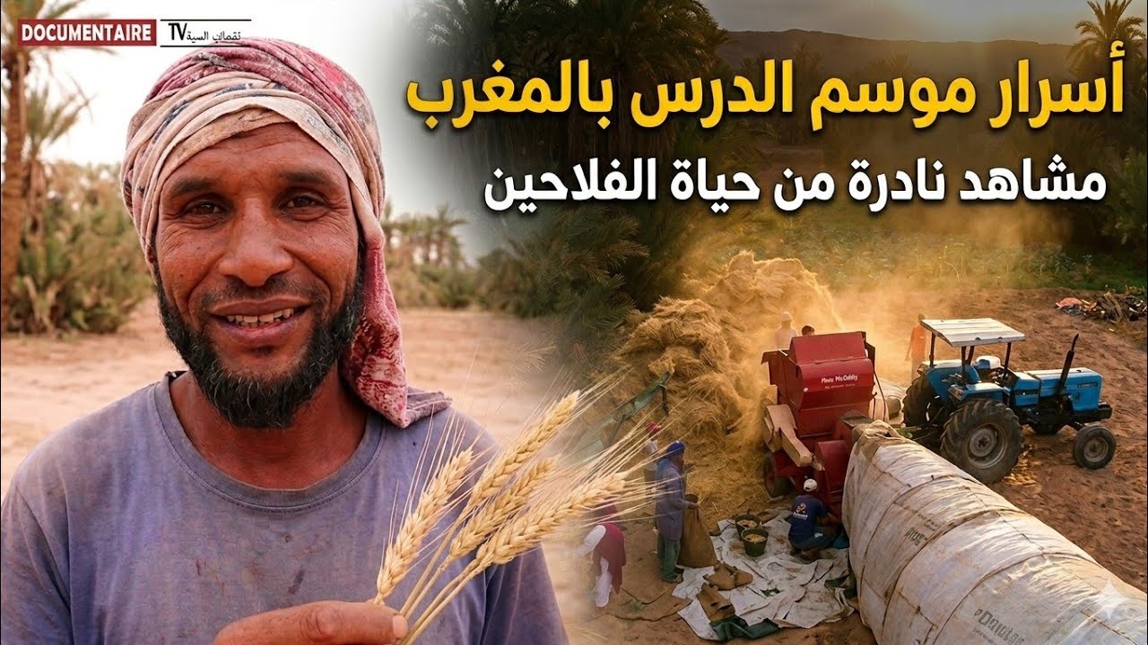 أسرار موسم الدرس بالمغرب.. مشاهد نادرة من حياة الفلاحين 