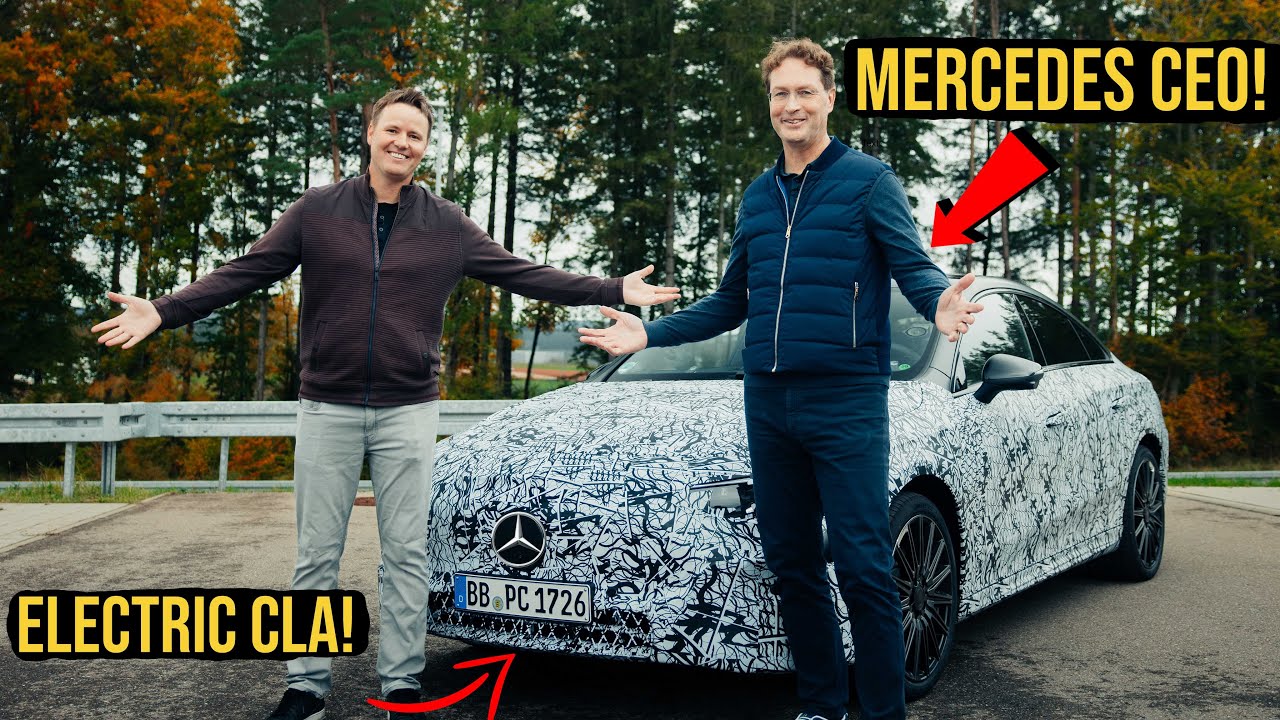MERCEDES ELECTRIC CLA FIRST DRIVE WITH CEO!