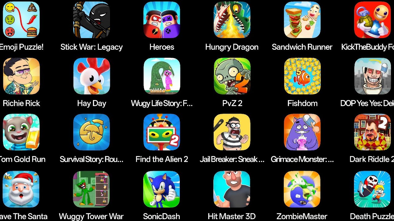 Grimace Monster Scary Survival,Roblox,Freaky Stan,Zombie Tsunami,Stumble Guys,WePlay,Thief Puzzle