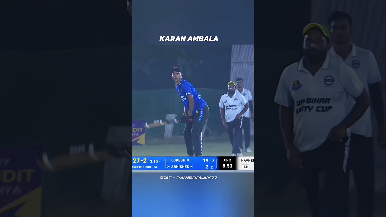 Karan Ambala 😱 Batting 