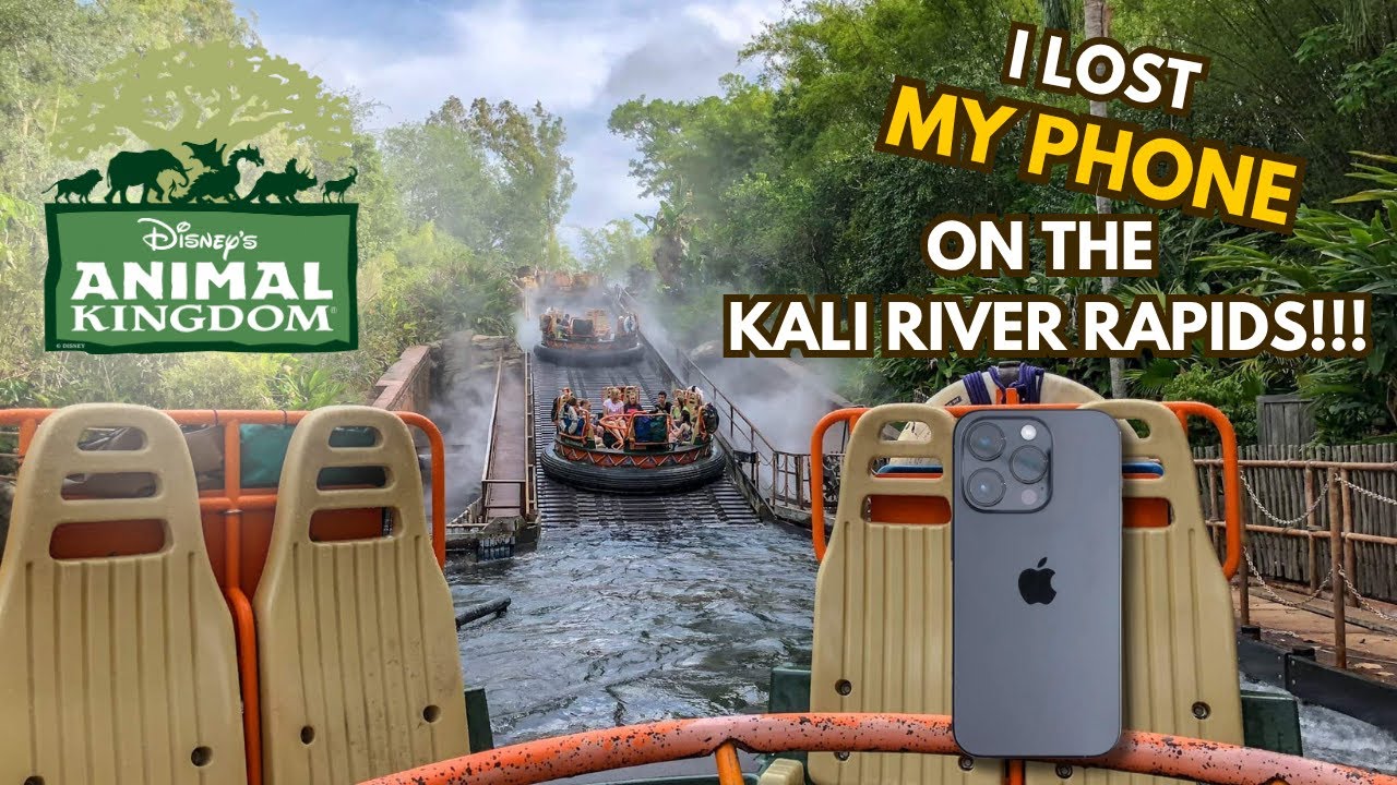I LOST My Phone on the Kali River Rapids! | Disney Animal Kingdom VLOG