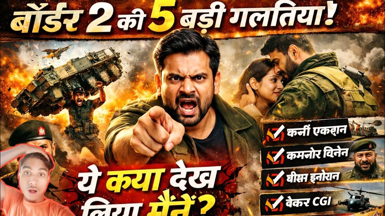 Border 2 Review: 5 बड़ी गलतियां जिसने फिल्म की इज्जत गिरा दी! 😡