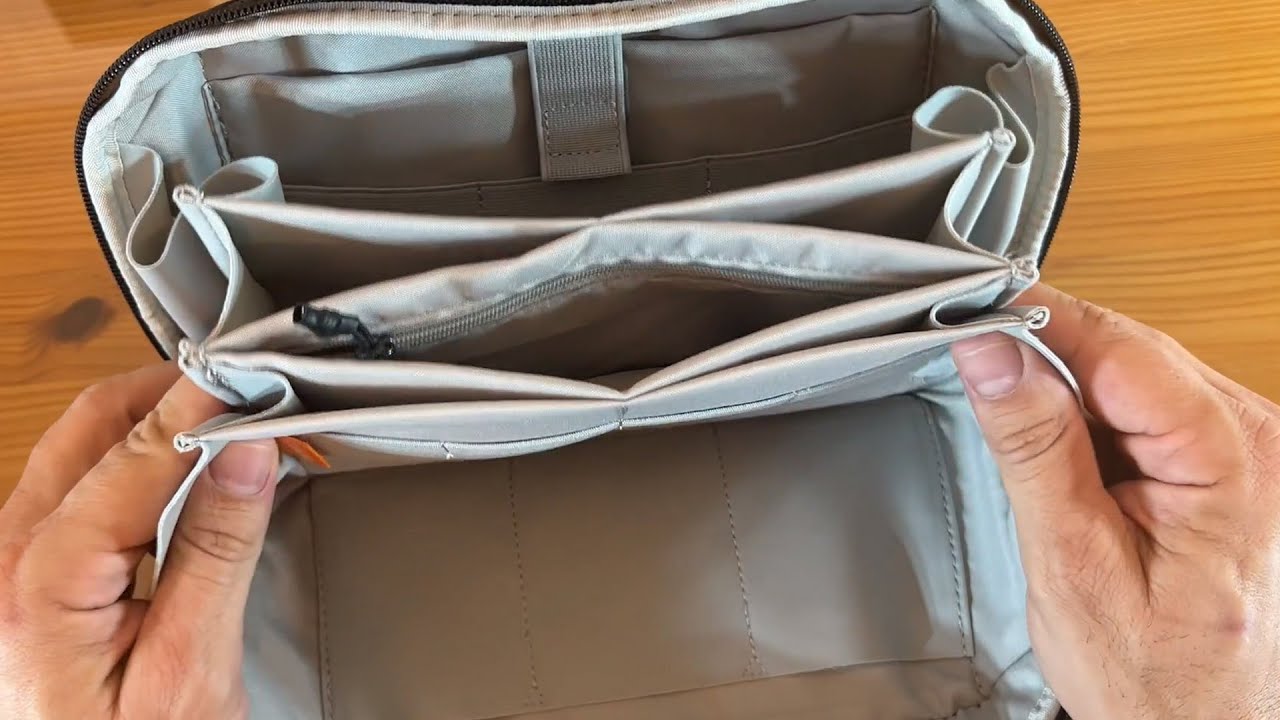 Inateck Electronics Organizer, Splash-Resistant Travel Accessory Handle Bag