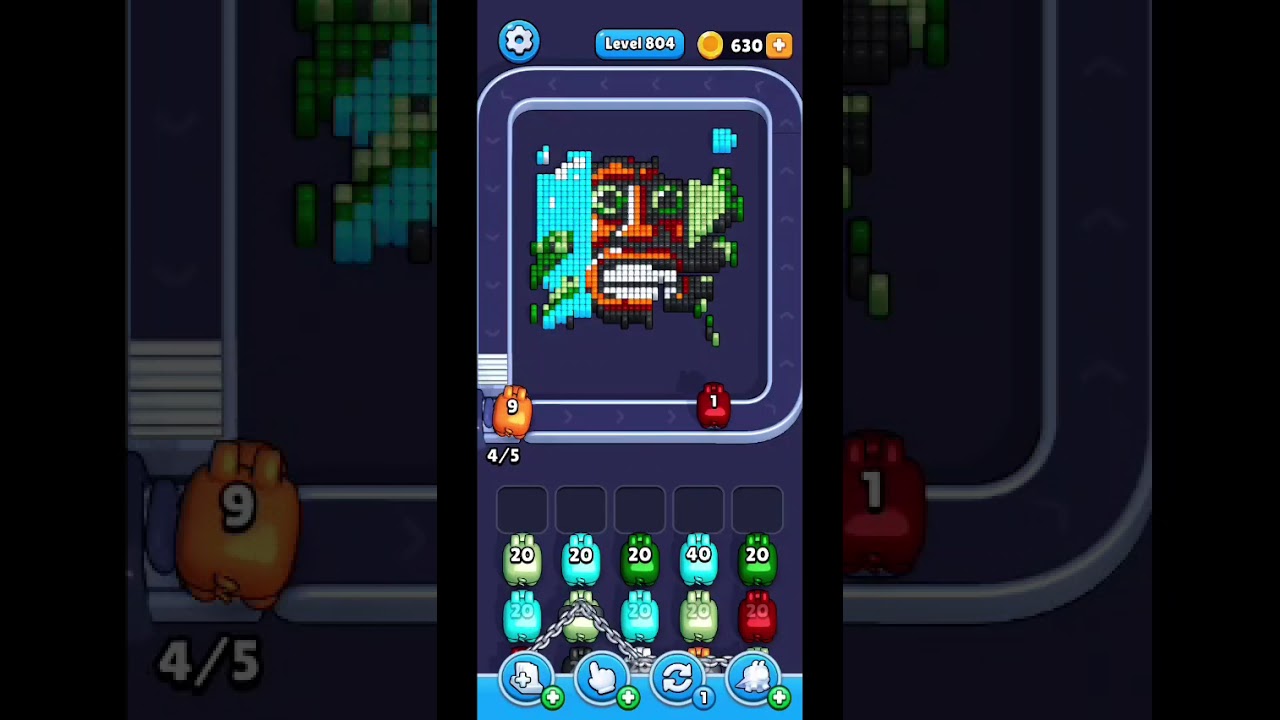 Pixel Flow Level 804 walkthrough (no commentary)