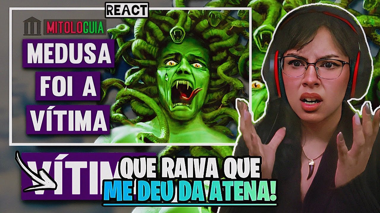 (IMPERDOÁVEL...😑) A tragédia de Medusa - Mitologuia - Guilherme Analisa | React