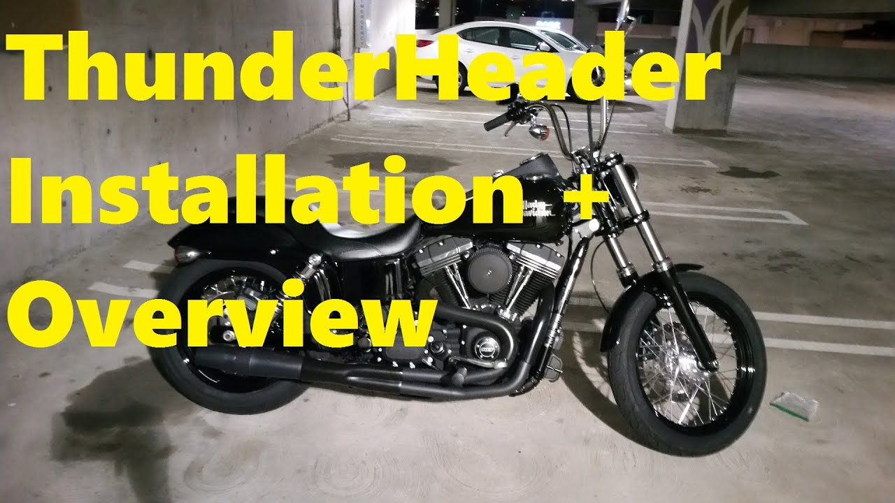 ThunderHeader 2-1 with Heat Shield Install + Overview - 2015 Dyna FXDB