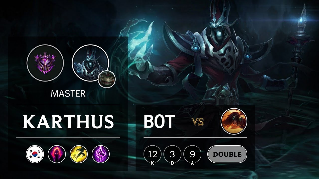 Karthus Bot vs Sivir - KR Master Patch 9.6