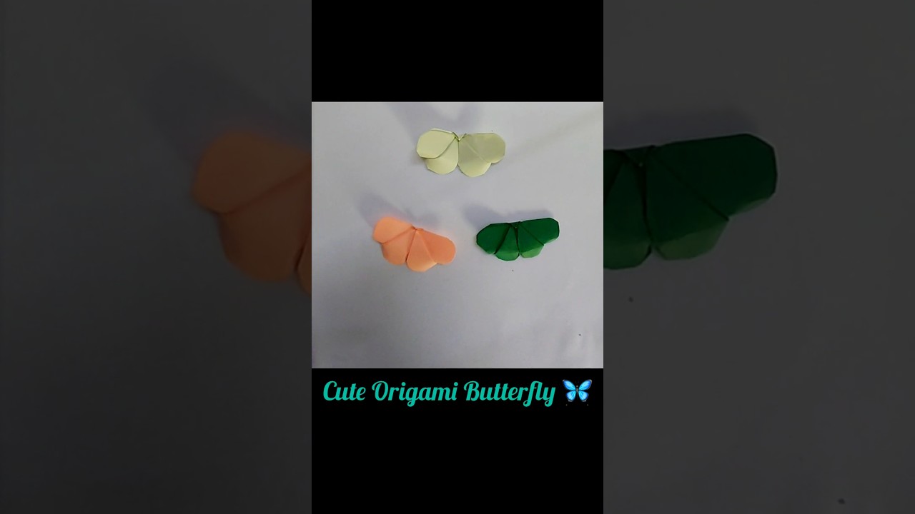 Cute Origami Butterfly 🦋