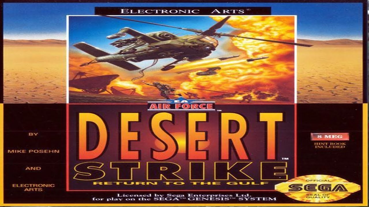 Desert Strike: Return to the Gulf (Genesis/Mega Drive) Longplay using Game Genie Codes