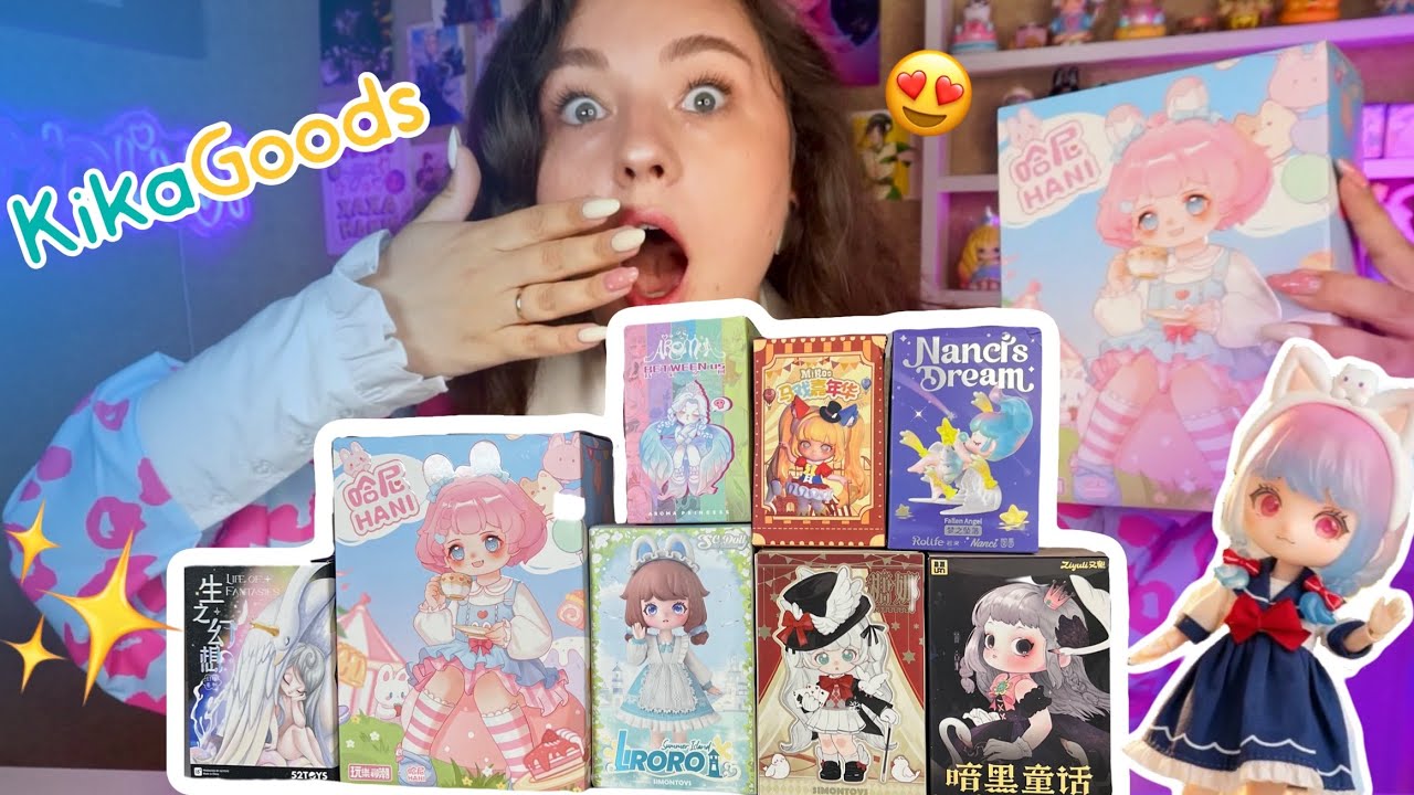 огромная😱РАСПАКОВКА рандомных фигурок из магазина KIKAGOODS🎂