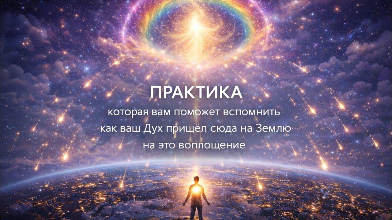 ПРАКТИКА, как Дух идëт на воплощение 
