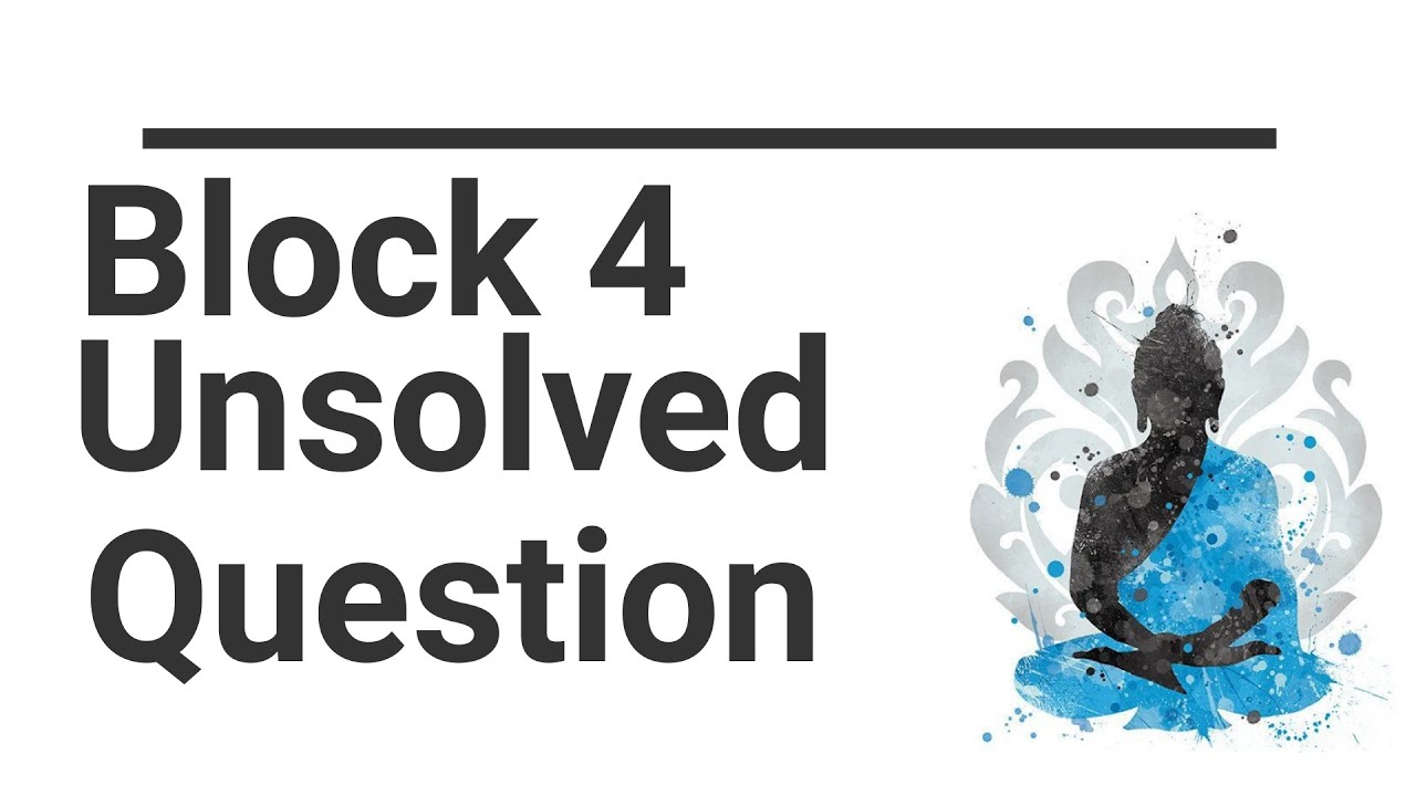 Kruskal Wallis Anova //Unsolved question BLOCK 4