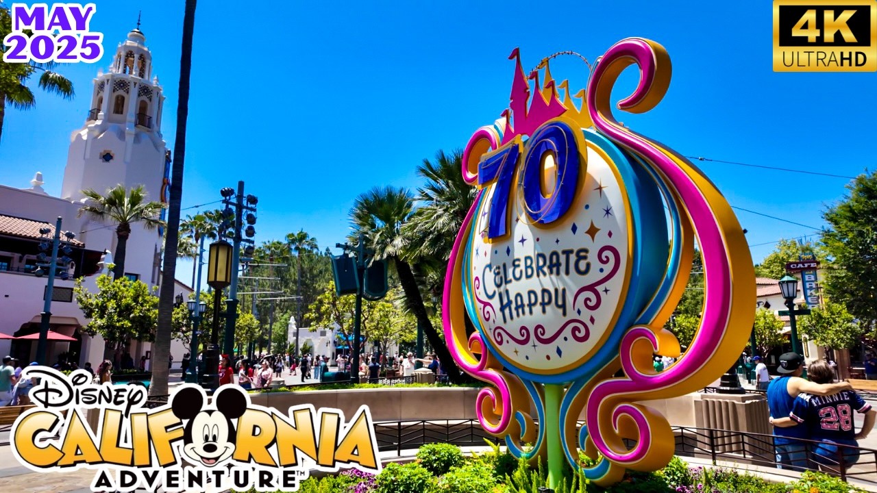 Disney California Adventure Honors Disneyland’s 70th Anniversary – Full Park Tour! May 2025