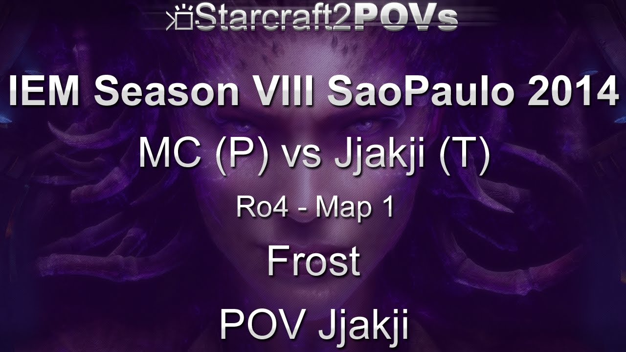 SC2 HotS - IEM VIII SaoPaulo 2014 - MC vs Jjakji - Ro4 - Map 1 - Frost - Jjakji
