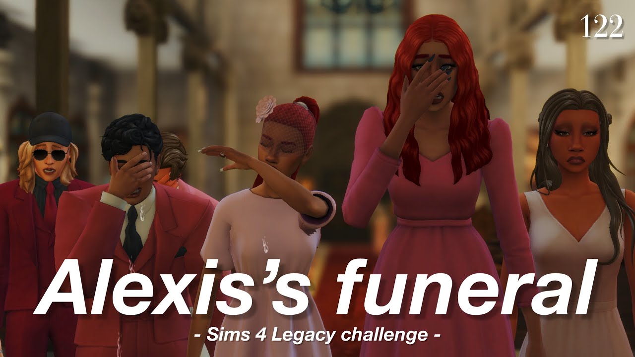 saying goodbye to Alexis || Sims 4 Legacy challenge EP122 || solitasims
