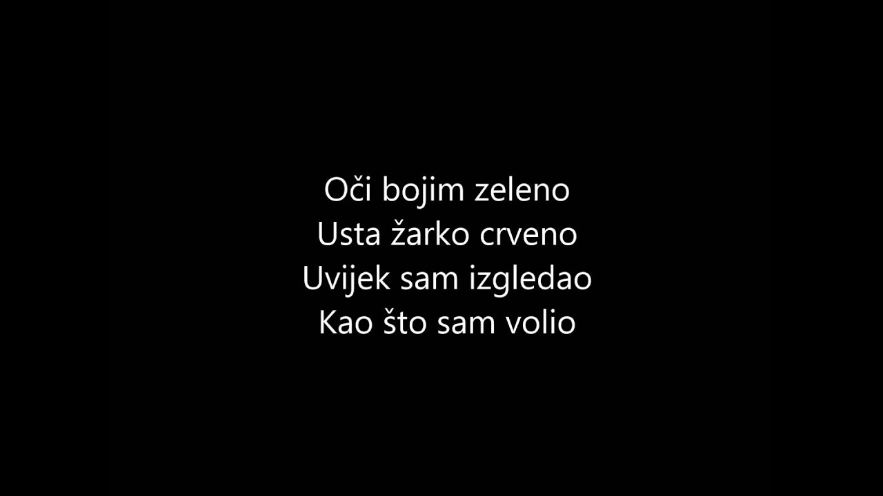 Psihomodo Pop - Ja volim samo sebe Tekst [Lyrics on screen]