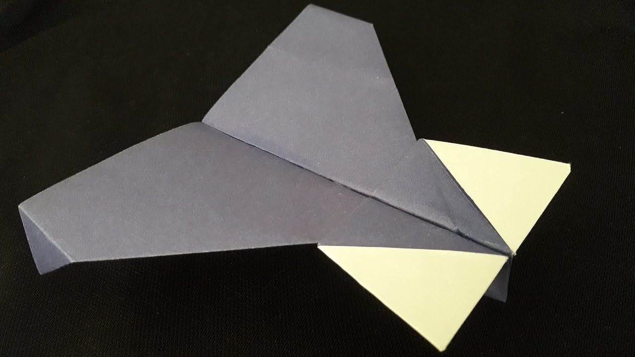 Аэроплан из бумаги, paper airplane