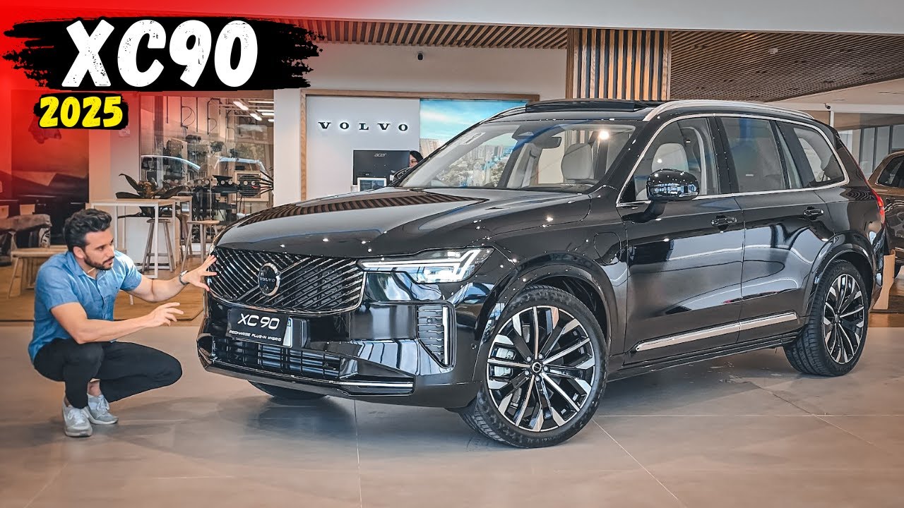 NOVO VOLVO XC90 2025  todos os detalhes que mudaram