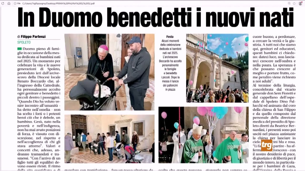 Rassegna stampa Trg lunedì 2 febbraio 2026