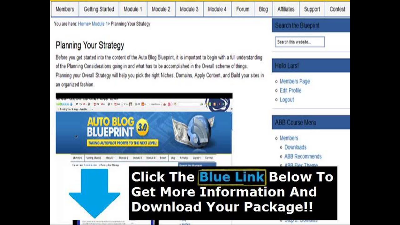 Auto Blog Blueprint Warrior + Autoblog Blueprint