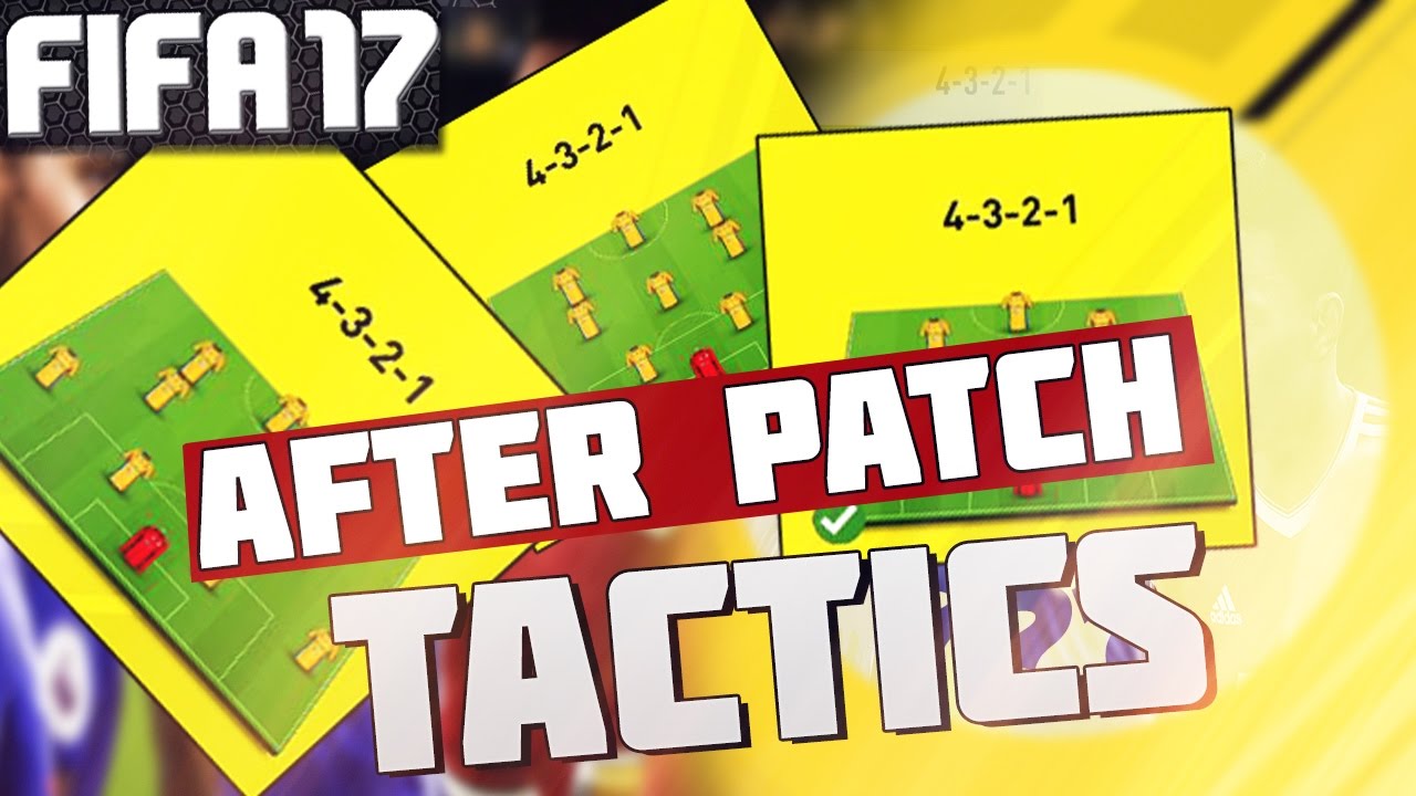 FIFA 17 4-3-2-1 THE BEST CUSTOM TACTIC & PLAYER INSTRUCTIONS AFTER PATCH - GAMEPLAY EXAMPLES