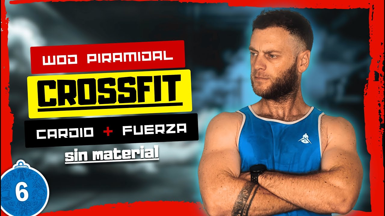 Entrenamiento CrossFit en CASA Piramidal 18 MINUTOS Sin Material 🔥