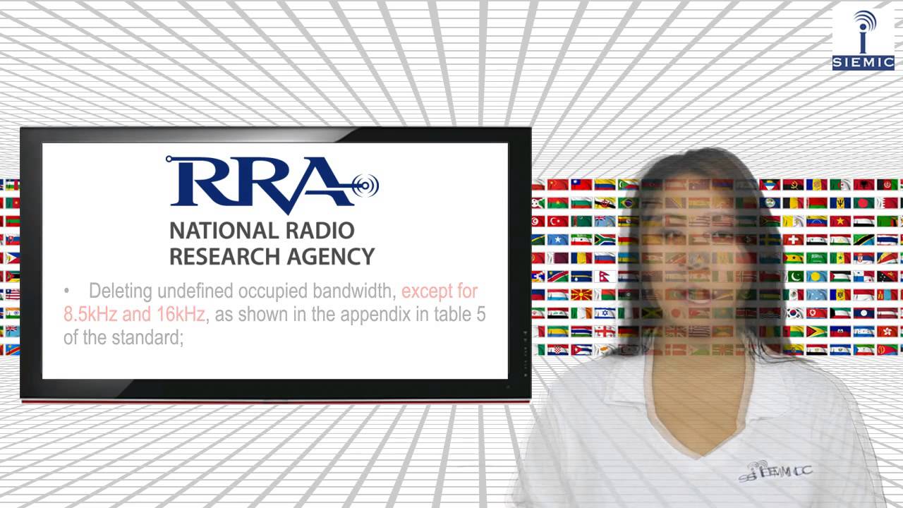 SIEMIC News - South Korea Announces Revision of Technical Requirements for Land Mobile Radio