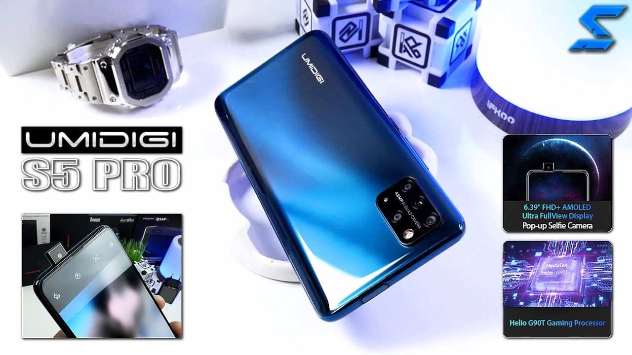 UMIDIGI S5 Pro Ocean Blue | Unboxing + Hands-on | Popup Camera | FHD+ AMOLED | Liquid Cooling System