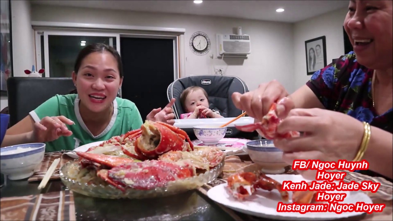 Vlog 370 ll 2 MẸ Con Ăn Tôm Hùm Xào Hành Gừng Và Tâm Sự Đời Cô Lựu