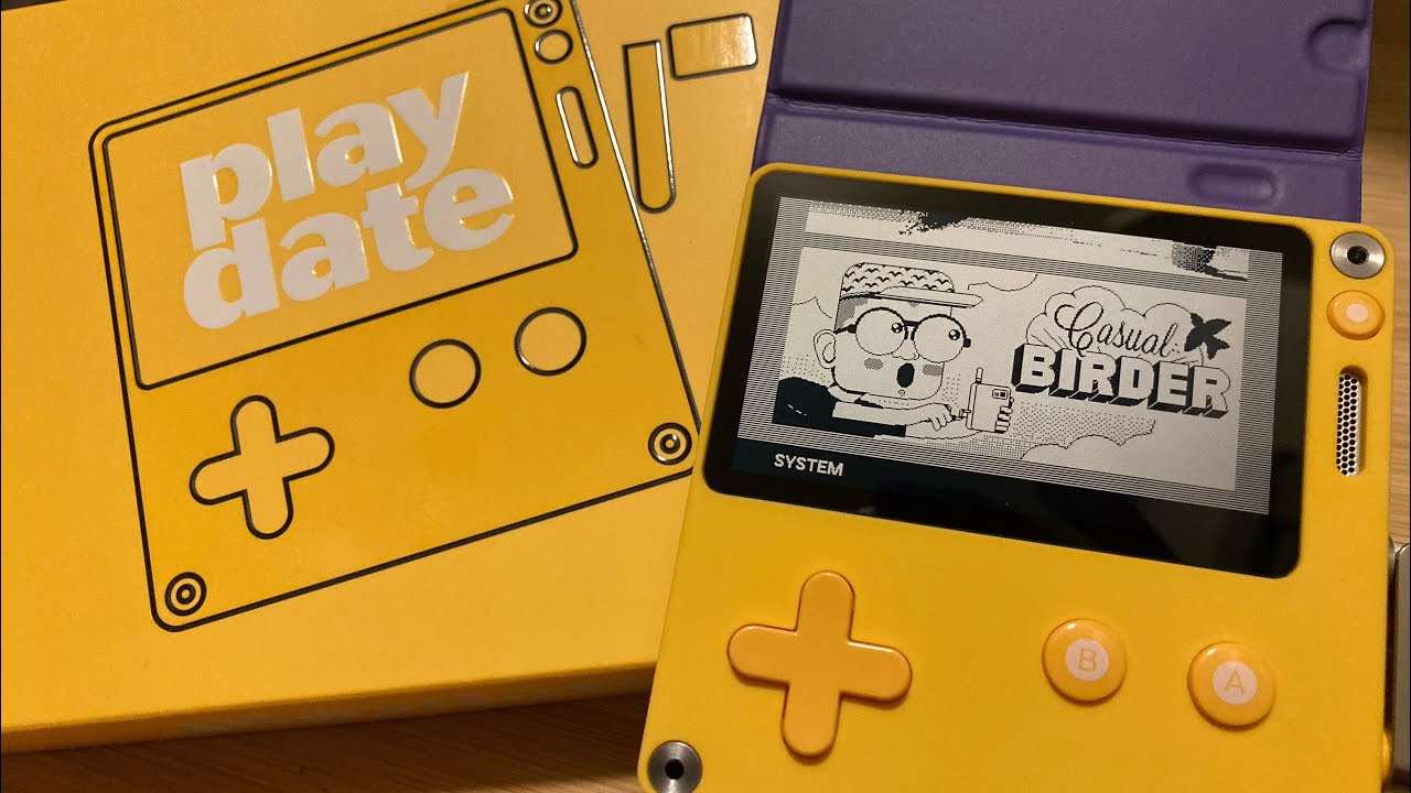 🟨 Playdate Handheld Console First Look 🟨 ASMR Unboxing