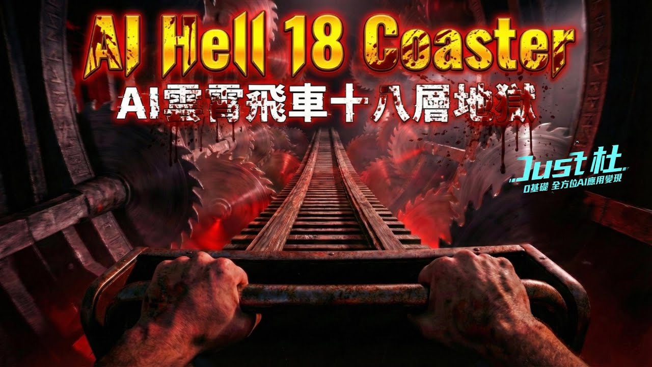 AI 雲霄飛車十八層地獄｜AI Hell 18 Coaster｜Just 杜