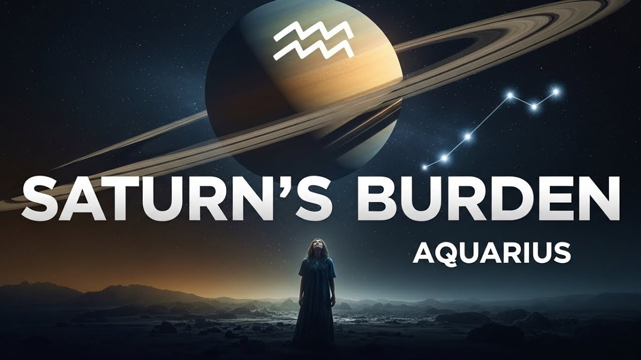 ♒ Aquarius & Saturn 🪐 — Why the Most “Free” Sign Carries the Heaviest Burden
