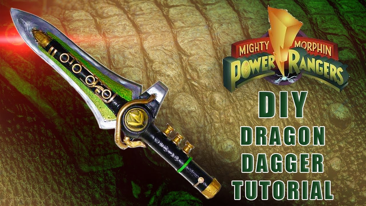 MMPR Dragon Dagger TUTORIAL DIY