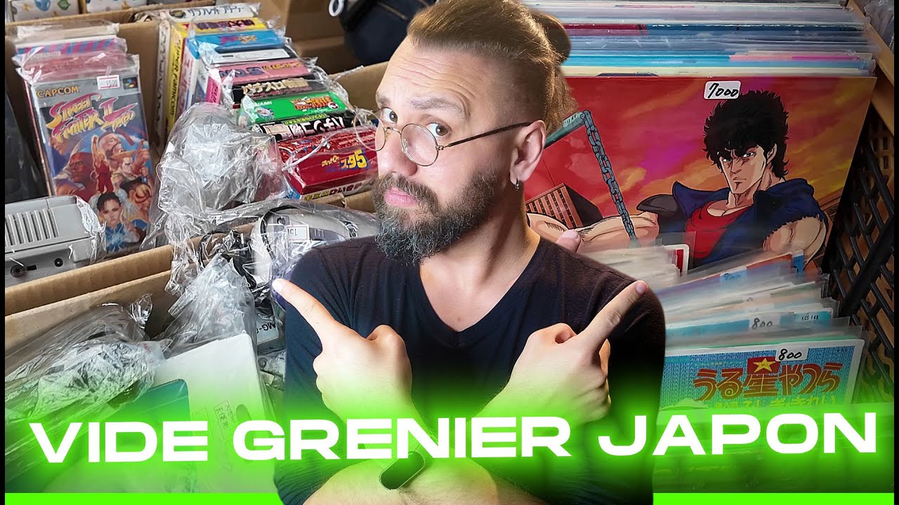 Pas mal de RETRO dans ce VIDE GRENIER japonais à TOKYO ! - VLOG Japon