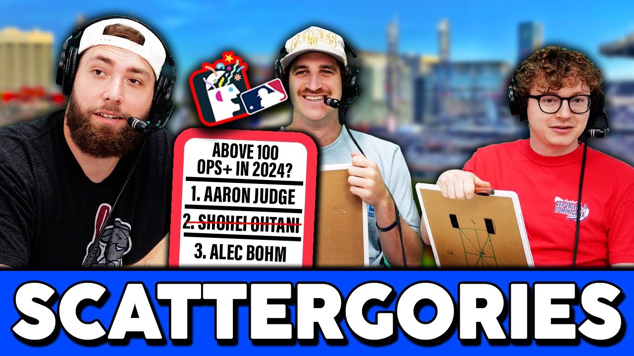 Can we beat Foolish Baseball in MLB Scattergories?