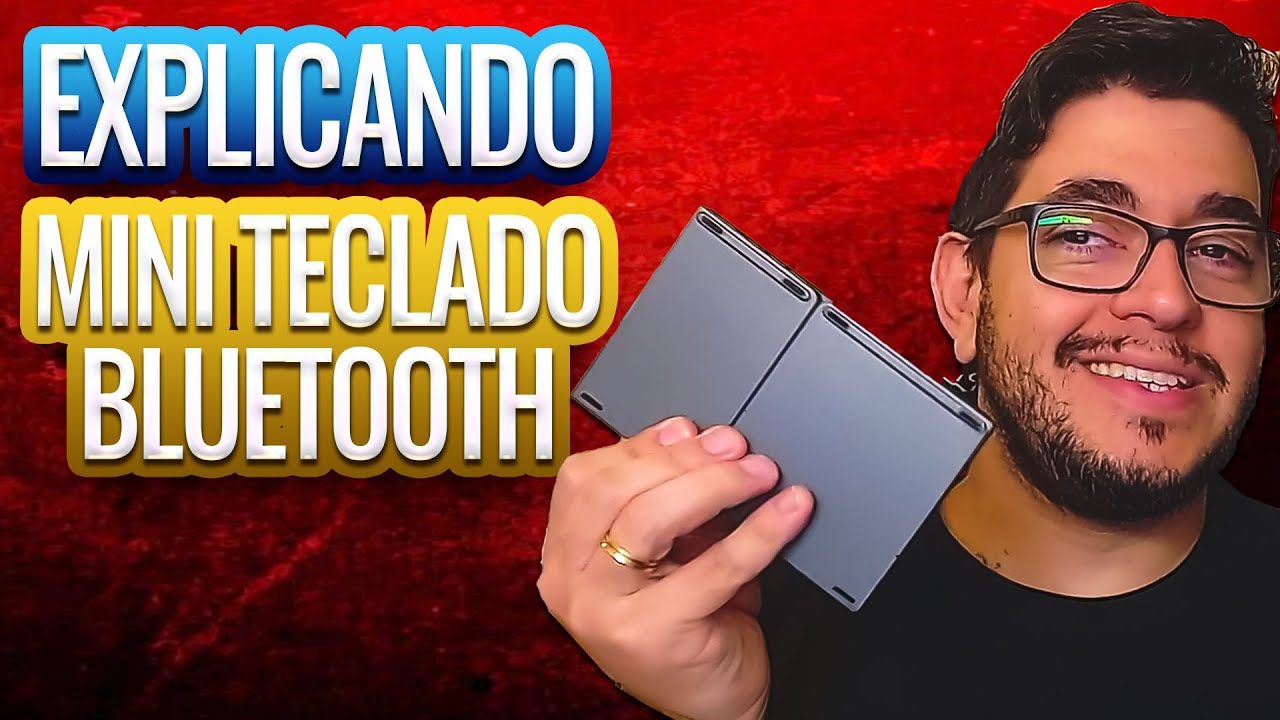 Respondendo perguntas sobre o mini teclado Bluetooth dobrável