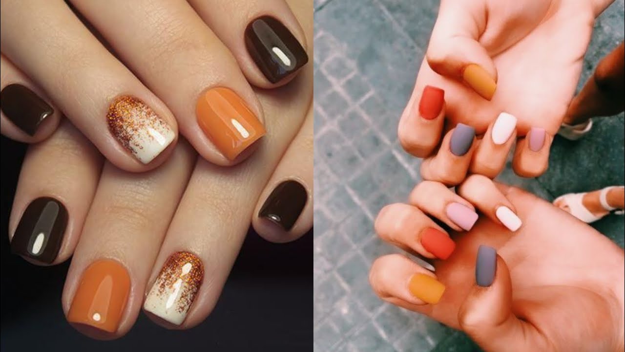 latest Nail Art for party wear 2023 - Nail paint with glossy look - Easy Nail art
