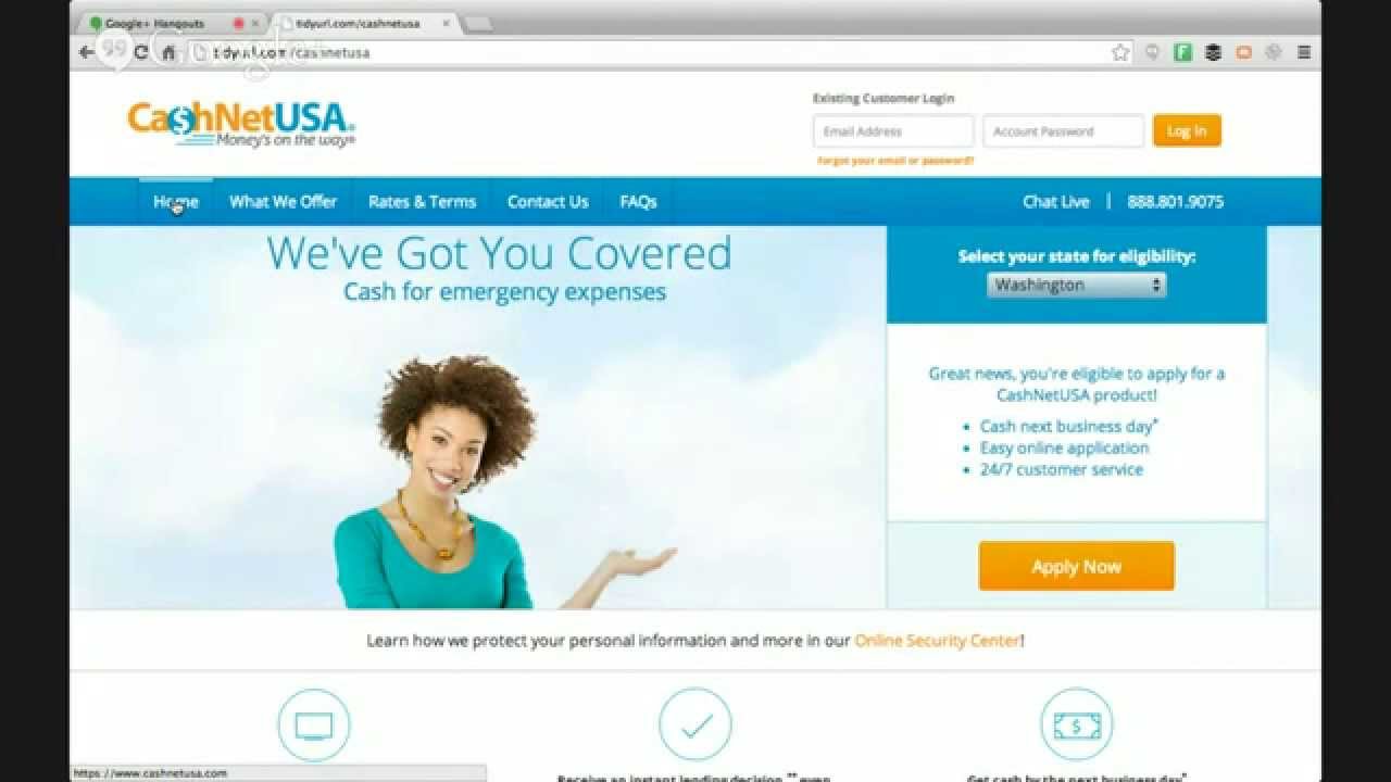 Cash Net USA | Payday Advance | Pay Day Loans | Call (844) 611-2110