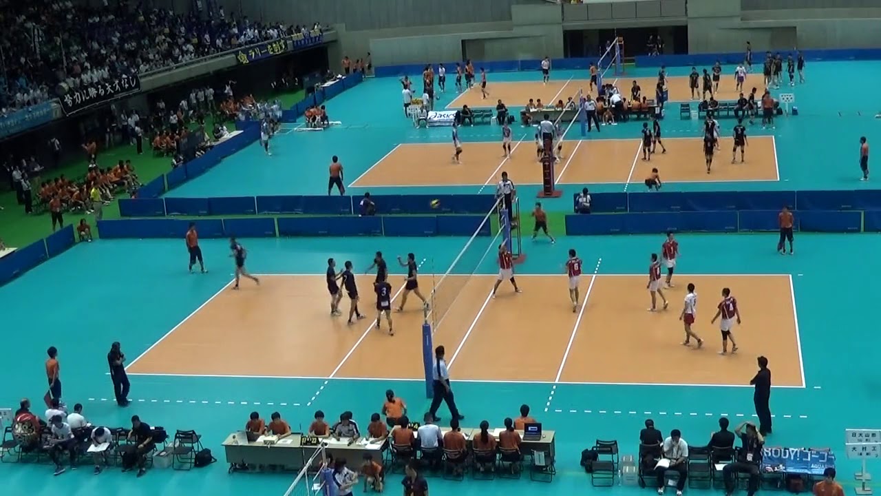 2014年IH バレーボール 男子 予選 石川工（石川）× 日大山形（山形）