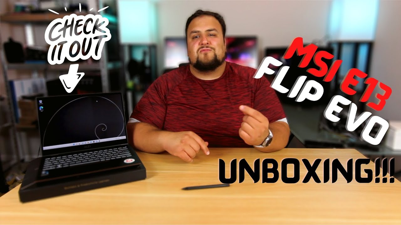 MSI Summit E13 Flip Evo 13.4 with 12th gen i7 | Unboxing!