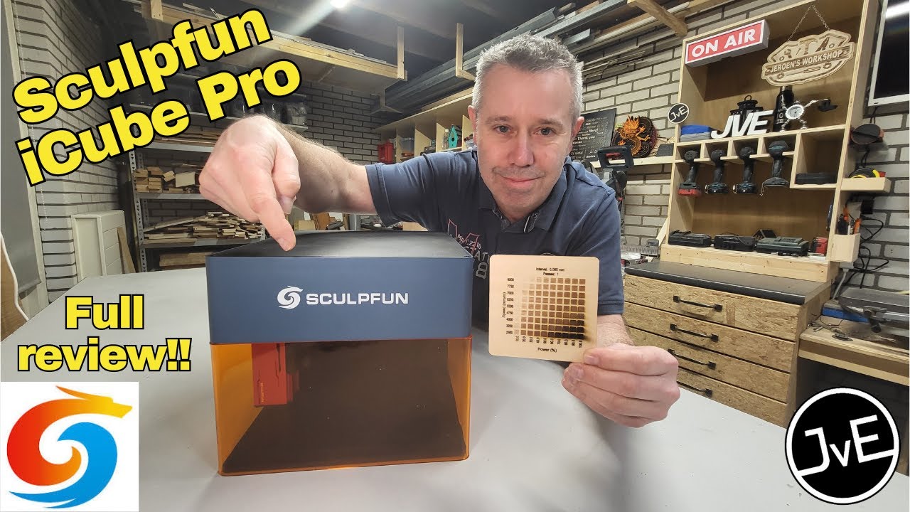 Sculpfun iCube Pro | Portable laser engraver | #sculpfun #laser #lasercutting #diy