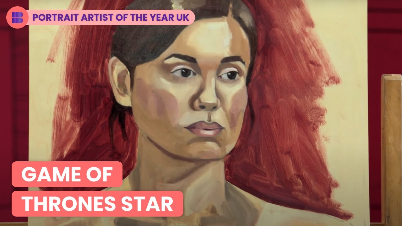 Game of Thrones Star Poses Perfectly | Portrait Artist of the Year UK