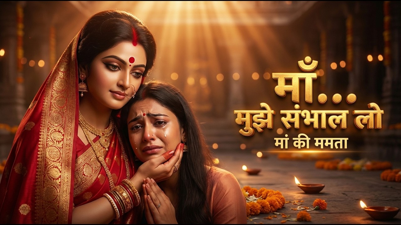 ऐसा दर्द भरा भजन -  इस दुखी को गले लगा लो माँ  - Agar Maa Ko Dil Main - Geet Gram