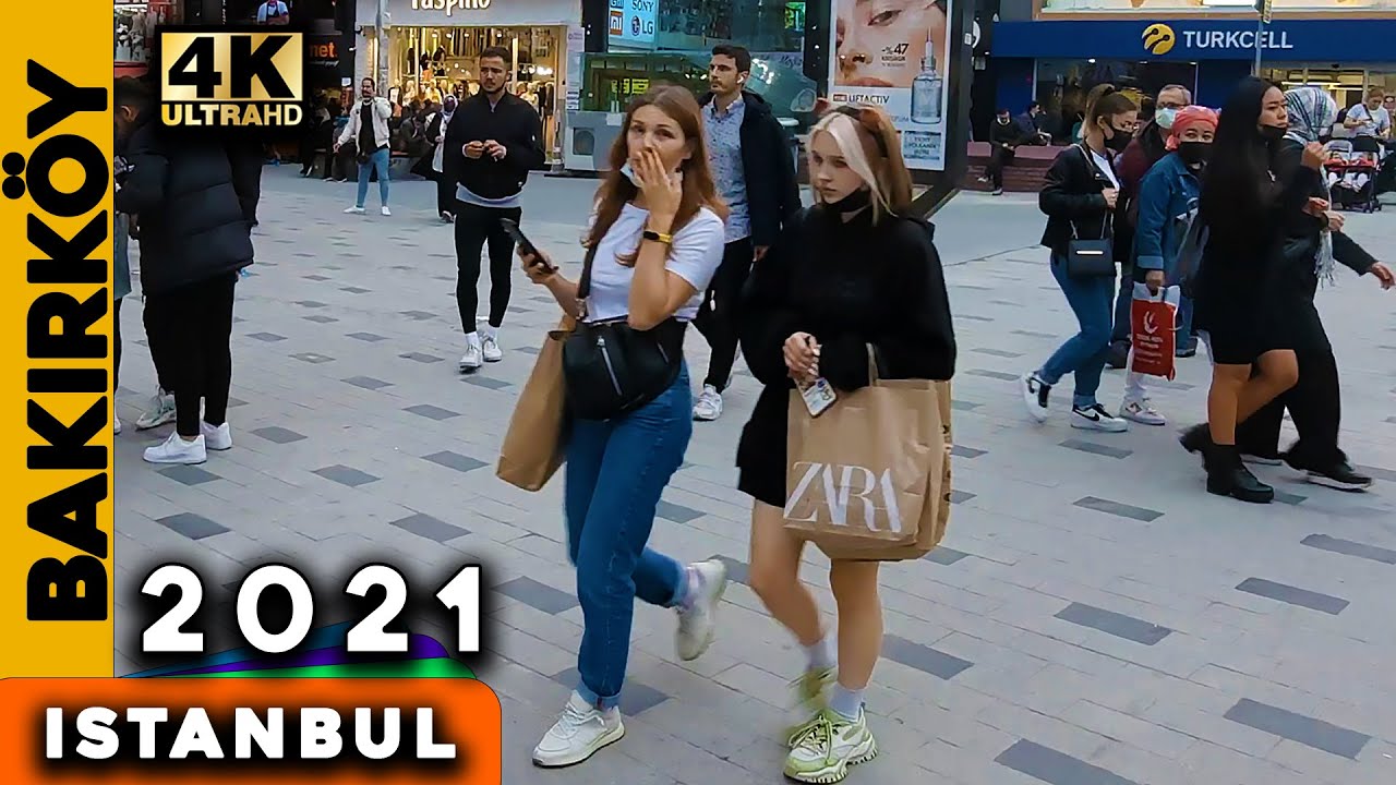 Bakirkoy Istanbul - Bakırk&ouml;y İstanbul Baştan Sona Y&uuml;r&uuml;y&uuml;ş&uuml; (4K) - Walking Tour 2021