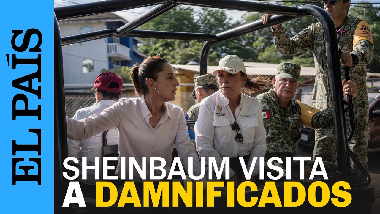 INUNDACIONES M&Eacute;XICO | SHEINBAUM visita comunidades AFECTADAS tras las LLUVIAS TORRENCIALES | EL PA&Iacute;S