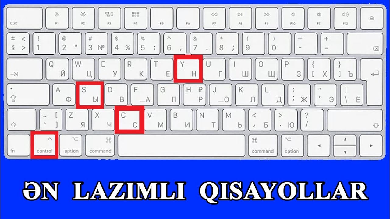 Ən lazımlı klaviatura qısayolları. Asan İzah.